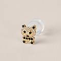orecchini lobo bon ton oro giallo cubic zirconia collezione bon ton oro giallo