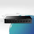 switch 8porte 10/100/1000 metal sw8000m