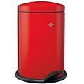 wesco - pattumiera a pedale alpha 13 litri rosso