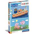 - puzzle 2x20 peppa pig (cle24797)