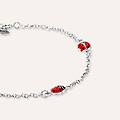 bracciale silver baby argento rodiato collezione silver baby bianco