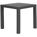 - tavolo da giardino effetto rattan grigio grafite 80 x 80 cm fossano