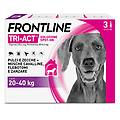 frontline tri-act x3 antiparassitario per cani contro parassiti e insetti volant