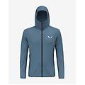 felpa con cappuccio puez waffle hybrid blu l