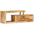 - mobile porta tv 120x30x40 cm in legno massello di mango