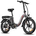 bicicletta elettrica f20 250w 36v 18ah 20 pollici grigia