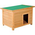 cuccia a casetta per cani da esterno impermeabile in legno di abete
