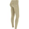 pantaloni push up wr. up 7/8 superskinny cotone organico olive donna large