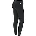 leggings superfit 7/8 tessuto tecnico traspirante riciclato nero donna medium