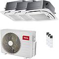 condizionatore cassetta 4 vie serie s trial split 9000+9000+9000 btu inverter a++ wifi unità