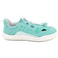 sneakers da bambina verde e turchese con lacci taglia 24