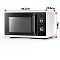 mw3-mm20pf(wh) forno a microonde bianco solo microonde superficie piana 20 l 800 w