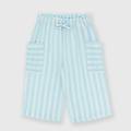 pantalone da bambina blu taglia 12m