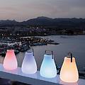 lampada da esterno senza fili kurbi bianco luce colori cangianti ip65