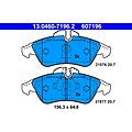 ate set di pastiglie freno 13. 0460-7196. 2 anteriore