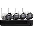 connect s4 kit videosorveglianza wifi per uso interno/esterno. sistema di sicurezza nvr 8mp 8 ch + 4