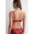 reggiseno push-up bellissima pretty flowers donna rosso taglia 4c