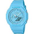 orologio g-shock azzurro multifunzione uomo ga-2100-2a2er