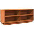 - scarpiera marrone cera 110x34x45 cm in legno massello di pino