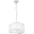 luce ambiente design lampadario neoclassico imagine grigio paralume bianco 3x e27 ø47cm