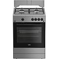 fbg62010dx cucina a gas 60x60 cm 4 fuochi forno 64 l acciaio inox