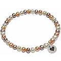 bracciale di perle donna argento 925 gioiello yel303-s3
