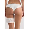 giarrettiera in pizzo donna avorio taglia tu