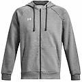 rival fleece m felpa con cappuccio uomo grey l