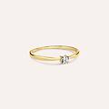 anello solitario claire oro giallo cubic zirconia collezione claire misura 51 oro giallo
