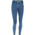 jeggings push up wr. up 7/8 superskinny jersey organico clear jeans-yellow seams donna extra large
