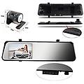 - specchietto retrovisore dvr telecamera full hd 1080p 4. 3 ''lcd con retrocamera
