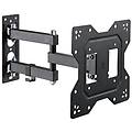 supporto monitor tv parete ( 30 kg ) vesa 200 x 200 staffa 3 snodi black ew1522