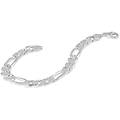 bracciale catena gentleman argento rodiato collezione gentleman bianco