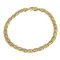 bracciale uomo oro giallo bianco gl101718