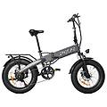 bicicletta elettrica star1 500w 48v 15ah 20x4 grigia freno disco