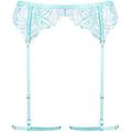 bluebella lilly harness da coscia turchese/azzurro/trasparente