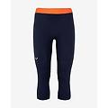 leggings 3/4 cristallo warm alpine merino responsive blu marino s