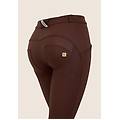 pantaloni push up wr. up superskinny similpelle ecologica french roast donna extra small