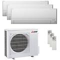 condizionatore electric serie bt trial split 9000+12000+12000 btu r32 inverter a++ wifi unità