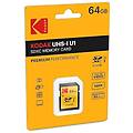 scheda di memoria kodak premium performance sdxc da 64 gb uhs-i classe 10