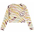 felpa w donna orange/white/pink xs