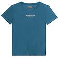 FREDDY t-shirt tecnica con spacchi laterali e fit regolare