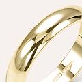 fede mantovana 4 mm oro giallo collezione fede tradizionale 375/1000 oro giallo
