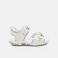 sandali con strap per bambine bianco