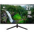 monitor 27 pollici schermo 27 ips 75hz full hd 1920x1080 vga hdmi freesync uscita audio/cuffie