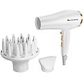 asciugacapelli 2200 w bianco con concentratore e diffusore