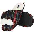 pantofole in tartan con baffo lui 44/45