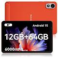 tablet zeno 1 8 hd 90hz 4gb 64gb wifi/4g 6000mah android 15 arancione