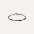 bracciale tennis silver rainbow argento rodiato cubic zirconia collezione silver rainbow bianco