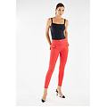 pantaloni push up wr. up vita alta superskinny tessuto navetta molten lava donna xxs